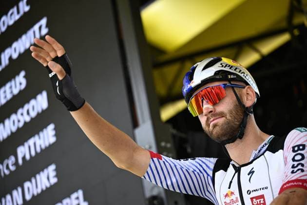 Belgian Jordi Meeus of RedBull-BORA-hansgrohe pictured at the start of stage 19 of the 2025 Tour de France cycling race, from Albertville to La Plagne (130km), on Friday 25 July 2025 in France. The 112th edition of the Tour de France starts on Saturday 5 July in Lille, France, and will finish in Paris, France on the 27th of July. JASPERxJACOBS  x129987449x