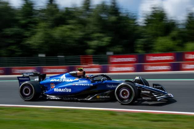 Carlos Sainz Atlassian Williams Racing, Spain, 55 in FW47, BEL, Formula 1 World Championship, Moet Chandon Belgian Grand Prix, Circuit de Spa Francorchamps, Free Practice, 2025 season, 25 07 2025 BEL, Formula 1 World Championship, Moet Chandon Belgian Grand Prix, Circuit de Spa Francorchamps, Free Practice, 2025 season, 25 07 2025 Spa Francorchamps Copyright: xEibner-Pressefoto Memmlerx EP_MMR