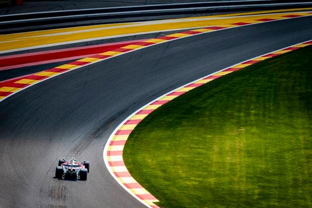 Formule 1 driver Lewis Hamilton of Ferrari during the free practice Grand Prix Formula 1 Spa Francorchamps 2025 at the Circuit Spa Francorchamps for the Formula 1 Moët Chandon Belgium Grand Prix 2025 season 2025 2026 in SPA, Belgium on 25 july 2025, photo by Marcel van Dorst EYE4images DeFodi Images
