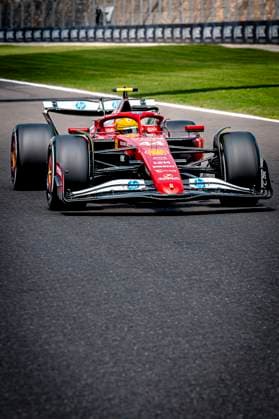 Formule 1 driver Lewis Hamilton of Ferrari during the free practice Grand Prix Formula 1 Spa Francorchamps 2025 at the Circuit Spa Francorchamps for the Formula 1 Moët Chandon Belgium Grand Prix 2025 season 2025 2026 in SPA, Belgium on 25 july 2025, photo by Marcel van Dorst EYE4images DeFodi Images
