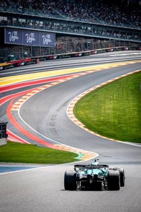 Formule 1 driver Fernando Alonso of Aston Martin during the free practice Grand Prix Formula 1 Spa Francorchamps 2025 at the Circuit Spa Francorchamps for the Formula 1 Moët Chandon Belgium Grand Prix 2025 season 2025 2026 in SPA, Belgium on 25 july 2025, photo by Marcel van Dorst EYE4images DeFodi Images