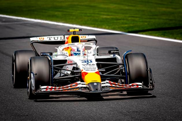 Formule 1 driver Liam Lawson of Racing Bulls during the free practice Grand Prix Formula 1 Spa Francorchamps 2025 at the Circuit Spa Francorchamps for the Formula 1 Moët Chandon Belgium Grand Prix 2025 season 2025 2026 in SPA, Belgium on 25 july 2025, photo by Marcel van Dorst EYE4images DeFodi Images