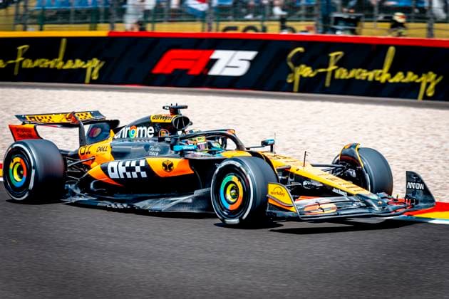 Formule 1 driver Oscar Piastri of McLaren during the free practice Grand Prix Formula 1 Spa Francorchamps 2025 at the Circuit Spa Francorchamps for the Formula 1 Moët Chandon Belgium Grand Prix 2025 season 2025 2026 in SPA, Belgium on 25 july 2025, photo by Marcel van Dorst EYE4images DeFodi Images