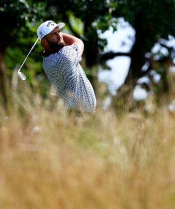 Jon Rahm of Spain. LIV Golf UK, Day One, Golf, JCB Golf & Country Club, Uttoxeter, UK - 25 Jul 2025Uttoxeter JCB Golf & Country Club United Kingdom EDITORIAL USE ONLY No use with unauthorised audio, video, data, fixture lists, club league logos or live services. Online in-match use limited to 120 images, no video emulation. No use in betting, games or single club league player publications. Copyright: xJamesxMarsh Shutterstockx 15410871z