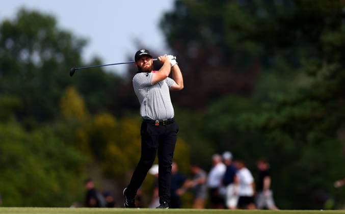 Tyrrell Hatton of England. LIV Golf UK, Day One, Golf, JCB Golf & Country Club, Uttoxeter, UK - 25 Jul 2025Uttoxeter JCB Golf & Country Club United Kingdom EDITORIAL USE ONLY No use with unauthorised audio, video, data, fixture lists, club league logos or live services. Online in-match use limited to 120 images, no video emulation. No use in betting, games or single club league player publications. Copyright: xJamesxMarsh Shutterstockx 15410871i