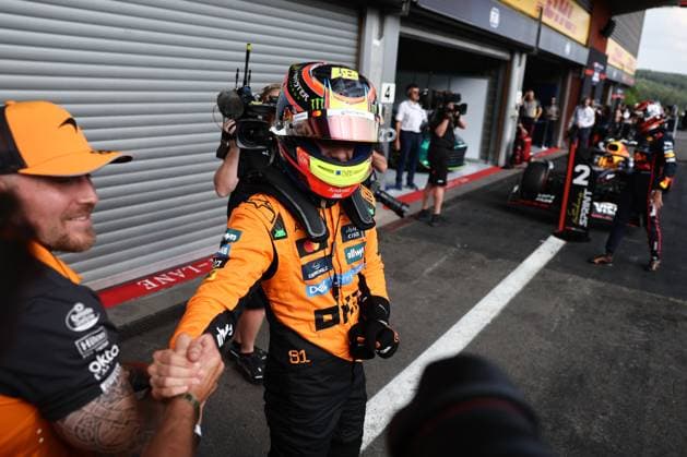 F1 Belgian Grand Prix 2025 Sprint Qualifying Oscar Piastri of McLaren after Sprint Qualifying ahead of the Formula 1 Belgian Grand Prix at Spa-Francorchamps in Spa, Belgium on July 25, 2025. Spa Belgium  Copyright: xJakubxPorzyckix originalFilename:porzycki-f1belgia250725_npz0U.jpg
