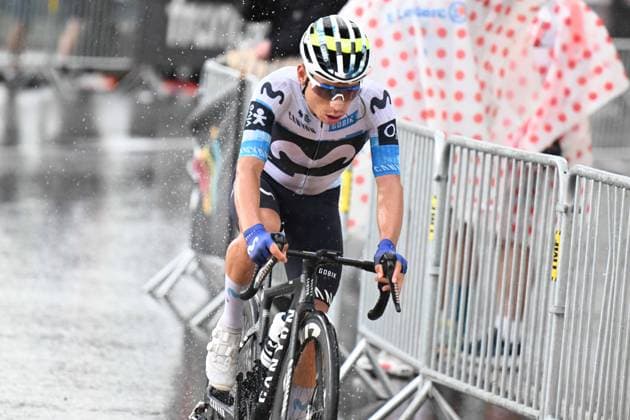 25-07-2025 Tour De France; Tappa 19 Albertville - La Plagne; 2025, Movistar; Rubio Reyes, Einer Augusto; La Plagne; 