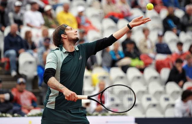 TENNIS - ATP, Tennis Herren Generali Open 2025 KITZBUEHEL,AUSTRIA,25.JUL.25 - TENNIS - ATP World Tour, Generali Open. Image shows Alexander Bublik (KAZ).  GEPAxpictures xMatthiasxHauer