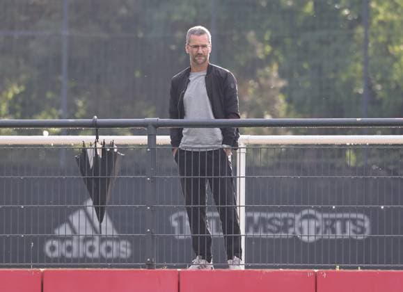 25 07 2025 Soccer Season 2025 2026 Regionalliga Bayern 01 Matchday 1 FC Nuremberg FCN II Club TSV Schwaben Augsburg DaMa xdaxmax Michael Wiesinger Head of Young Talent Center 1 FC Nuremberg FCN pensive