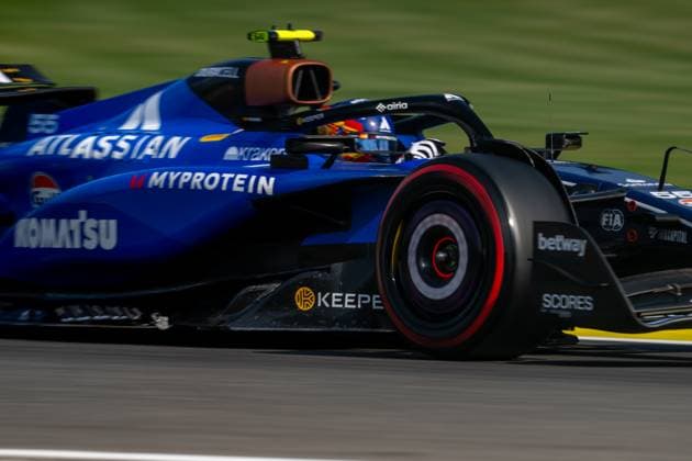 STAVELOT, BELGIUM: Carlos Sainz, racing for the Williams Racing team during the 2025 Formula 1 Belgian Grand Prix at the Circuit de Spa-Francorchamps in Stavelot, Belgium