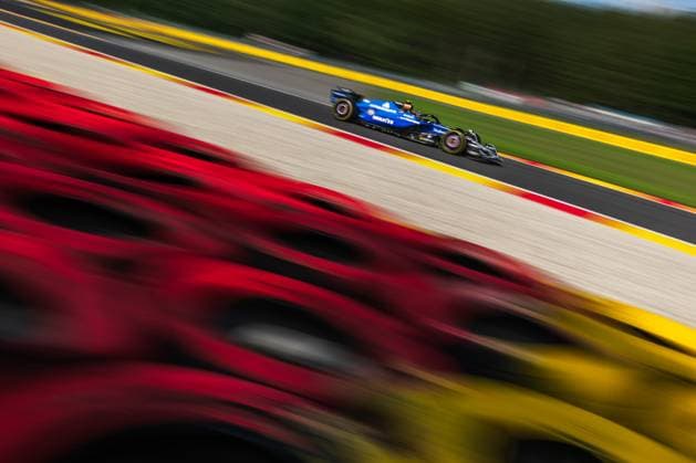 Circuit de Spa-Francorchamps, Stavelot, Belgium. 25.July.2025; Carlos Sainz Jr of Spain and Williams Racing during sprint qualifying Formula One Belgian Grand Prix  aflo_298634501