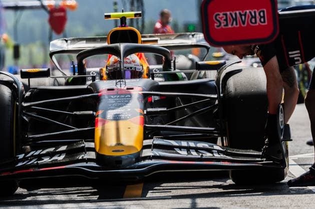 Circuit de Spa-Francorchamps, Stavelot, Belgium. 25.July.2025; Yuki Tsunoda of Japan and Oracle Red Bull Racing during Free Practice 1 Formula One Belgian Grand Prix  aflo_298634504