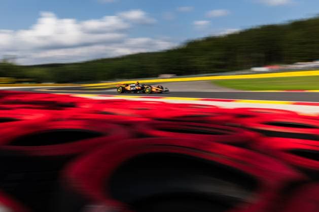 Circuit de Spa-Francorchamps, Stavelot, Belgium. 25.July.2025; Oscar Piastri of Australia and McLaren F1 Team during sprint qualifying Formula One Belgian Grand Prix  aflo_298635185