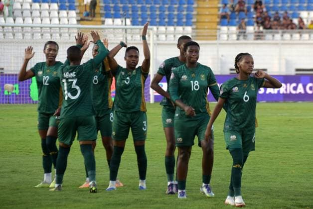 CASABLANCA, MOROCCO - JULY 25: South Africa during the 2025 Women s Africa Cup of Nations (WAFCON) third place match between Ghana and South Africa at Stade Larbi Zaouli on July 25, 2025 in Casablanca, Morocco. Photo by Mansa Ayoola Copyright: xx