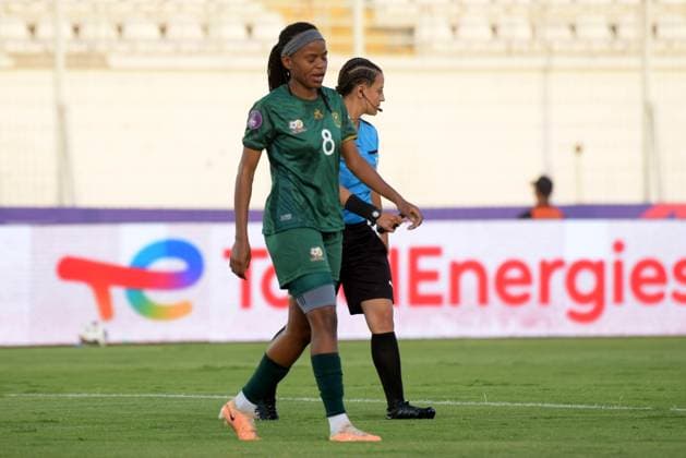 CASABLANCA, MOROCCO - JULY 25: Hildah Magaia of South Africa during the 2025 Women s Africa Cup of Nations (WAFCON) third place match between Ghana and South Africa at Stade Larbi Zaouli on July 25, 2025 in Casablanca, Morocco. Photo by Mansa Ayoola Copyright: xx