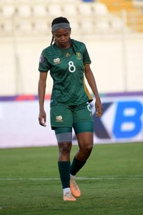 CASABLANCA, MOROCCO - JULY 25: Hildah Magaia of South Africa during the 2025 Women s Africa Cup of Nations (WAFCON) third place match between Ghana and South Africa at Stade Larbi Zaouli on July 25, 2025 in Casablanca, Morocco. Photo by Mansa Ayoola Copyright: xx