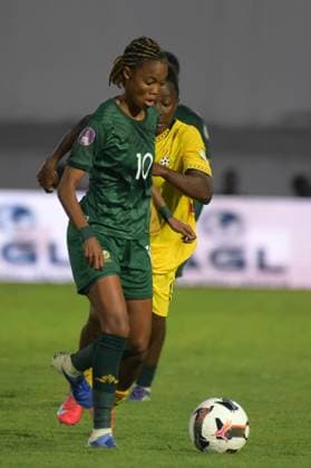 CASABLANCA, MOROCCO - JULY 25: Linda Motlhalo of South Africa during the 2025 Women s Africa Cup of Nations (WAFCON) third place match between Ghana and South Africa at Stade Larbi Zaouli on July 25, 2025 in Casablanca, Morocco. Photo by Mansa Ayoola Copyright: xx