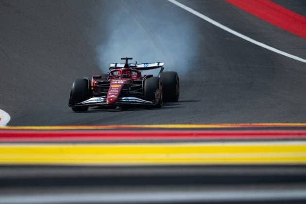 Charles Leclerc Scuderia Ferrari HP, Monaco, 16 in SF 25, BEL, Formula 1 World Championship, Moet Chandon Grand Prix of Belgium, Circuit de Spa Francorchamps, Sprint Qualifying, 2025 season, 25 07 2025 BEL, Formula 1 World Championship, Moet Chandon Grand Prix of Belgium, Circuit de Spa Francorchamps, Free Practice, 2025 season, 25 07 2025 Spa Francorchamps Copyright: xEibner-Pressefoto Memmlerx EP_MMR