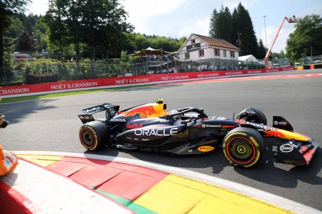 Stavelot, Belgium July 24 27, 2025 FIA Formula 1 World Championship Grand Prix Belgium Circuit de Spa Francorchamps 2025 Sprint Qualifying Friday Pictured Yuki Tsunoda JPN Circuit de Spa Francorchamps Copyright: xFotostandx xHorstxBernhardtx