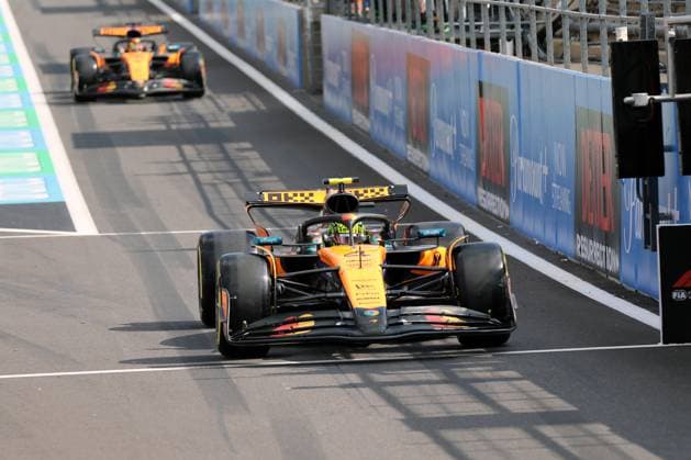 Formula 1 Belgian Grand Prix 2025 Formula 1 Belgian Grand Prix 2025 Spa Francorchamps July 25 27, 2025 FIA Formula 1 World Championship Belgian Grand Prix 2025 Pictured Lando Norris GBR and Oscar Piastri AUS Copyright: xBEAUTIFULxSPORTS Bernhardtx