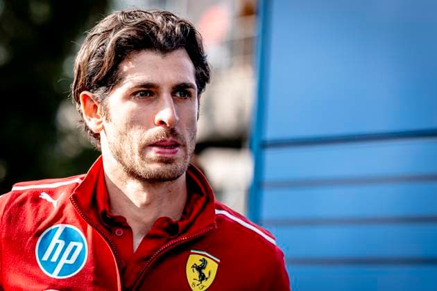 Antonio Maria Giovinazzi of team Ferrari during the sprintrace and qualification Grand Prix Formula 1 Spa Francorchamps 2025 at the Circuit Spa Francorchamps for the Formula 1 Moët Chandon Belgium Grand Prix 2025 season 2025 2026 in SPA, Belgium on 26 july 2025, photo by Marcel van Dorst EYE4images DeFodi Images