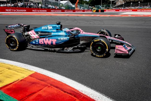 Formule 1 driver Pierre Gasly of Alpine during the sprintrace and qualification Grand Prix Formula 1 Spa Francorchamps 2025 at the Circuit Spa Francorchamps for the Formula 1 Moët Chandon Belgium Grand Prix 2025 season 2025 2026 in SPA, Belgium on 26 july 2025, photo by Marcel van Dorst EYE4images DeFodi Images
