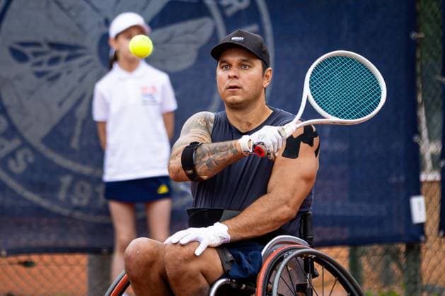 Andrew BOGDANOV USA , 35 German Open Beate Loddenkemper Trophy 2024, Berlin, SV Zehlendorfer Wespen, 26 07 2025, Copyright: xClaudioxGärtnerx