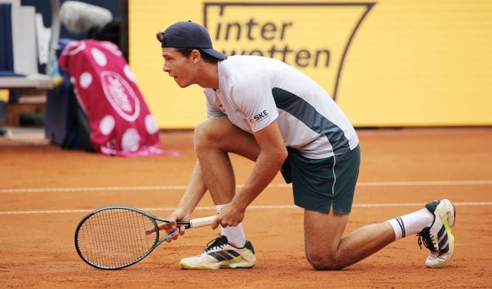 TENNIS - ATP, Tennis Herren Generali Open 2025 KITZBUEHEL,AUSTRIA,26.JUL.25 - TENNIS - ATP World Tour, Generali Open. Image shows Joel Schwaerzler (AUT).  GEPAxpictures xMatthiasxHauer