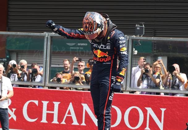 26 07 2025, Circuit de Spa Francorchamps, Spa Franchorchamps, FORMULA 1 MOET CHANDON BELGIAN GRAND PRIX 2025 , in the picture winner Max Verstappen NLD , Oracle Red Bull Racing Photo by Alessandro Martellotta Hasan Bratic DeFodi Images