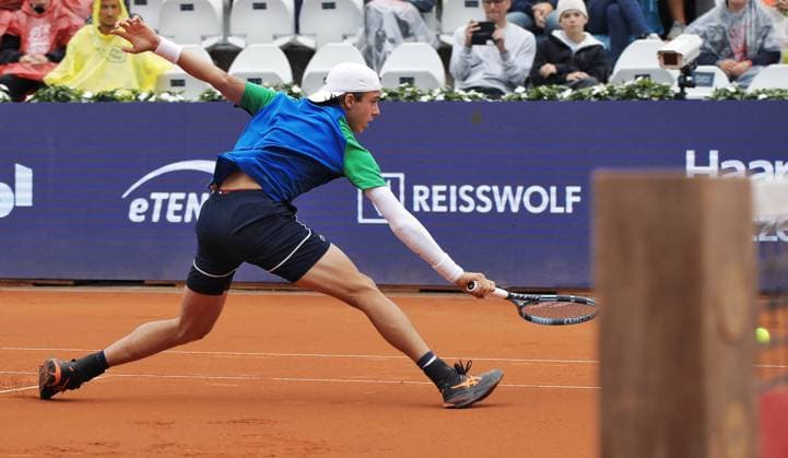 TENNIS - ATP, Tennis Herren Generali Open 2025 KITZBUEHEL,AUSTRIA,26.JUL.25 - TENNIS - ATP World Tour, Generali Open. Image shows Arthur Cazaux (FRA).  GEPAxpictures xMatthiasxHauer