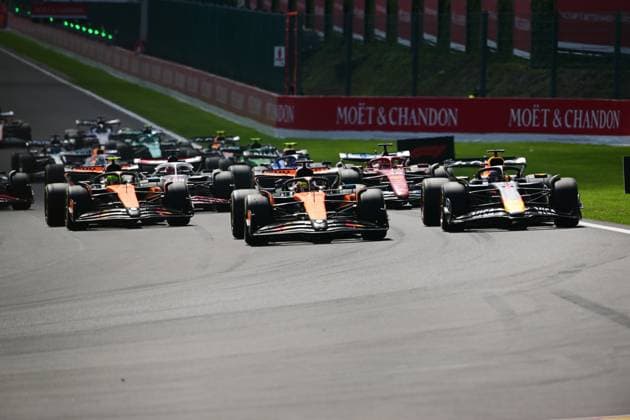 F1 Grand Prix of Belgium - Sprint & Qualifying The sprint race of the Belgian GP, the 15th round of the Formula 1 World Championship, WM, Weltmeisterschaft starts at the Spa-Francorchamps Circuit in Malmedy, Wallonia, Belgium, on July 26, 2025. Malmedy Vallonia Belgium  Copyright: xAndreaxDiodatox originalFilename:diodato-formula1250726_npv4R.jpg