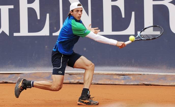 TENNIS - ATP, Tennis Herren Generali Open 2025 KITZBUEHEL,AUSTRIA,26.JUL.25 - TENNIS - ATP World Tour, Generali Open. Image shows Arthur Cazaux (FRA).  GEPAxpictures xMatthiasxHauer