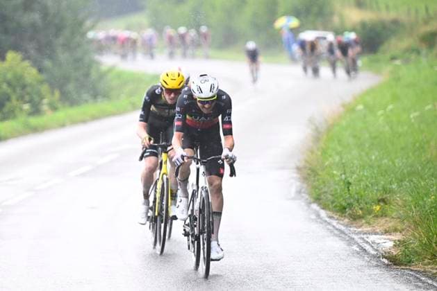 Tour de France 2025 Stage 20 PONTARLIER, FRANCE - JULY 26 : Wellens Tim (BEL) of UAE Team Emirates - XRG in action during stage 20 of the 112th edition of Tour de France an UCI World Tour 2.UWT cycling road race stage for Men Elite of 185 km with start in Nantua and finish in Pontarlier on July 26, 2025 in Pontarlier, France, 26 07 2025 ( Motordriver Kenny Verfaillie - Pontarlier France  Copyright: xJasperxJacobsx
