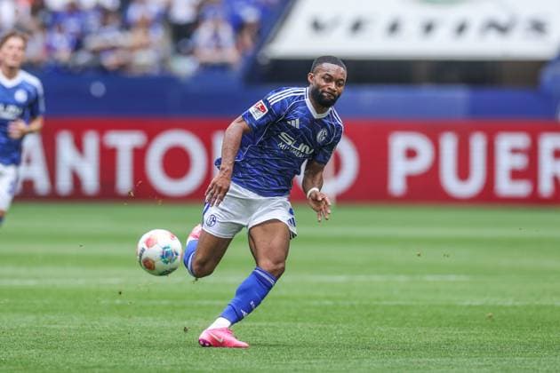 26 07 2025, Football, Season 2025 2026, International Test Match, FC Schalke 04 FC Sevilla, Moussa Sylla FC Schalke 04 Gelsenkirchen Veltins Arena NRW Germany xRHR PHOTO TRx Copyright: TimxRehbein RHR-FOTOx RHR-FOTO TR