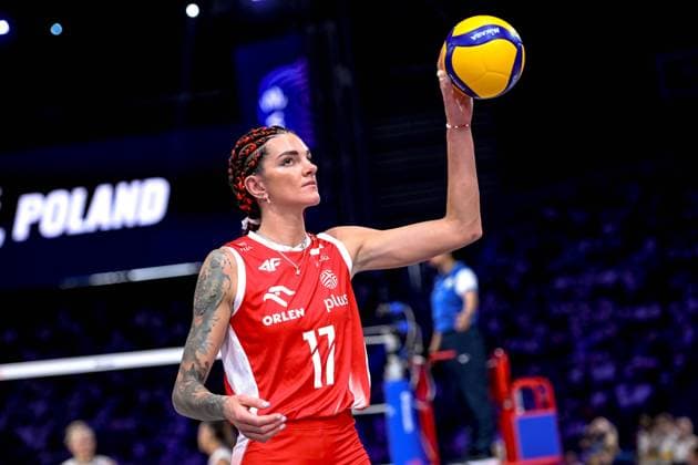 LODZ 26.07.2025 SIATKOWKA KOBIET LIGA NARODOW 2025 TURNIEJ FINALOWY: WLOCHY- POLSKA --- WOMENS VOLLEYBALL NATIONS LEAGUE 2025 FINAL ROUND MATCH IN LODZ: ITALY - POLAND N Z MALWINA SMARZEK FOT. PAWEL PIOTROWSKI 400MM.PL NEWSPIX.PL --- newspix.pl 