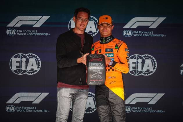 Formula 1, Belgian GP at Spa-Francorchamps, Lando Norris on pole position