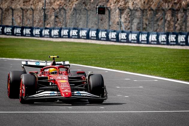 Formule 1 driver Lewis Hamilton of Ferrari during the sprintrace and qualification Grand Prix Formula 1 Spa Francorchamps 2025 at the Circuit Spa Francorchamps for the Formula 1 Moët Chandon Belgium Grand Prix 2025 season 2025 2026 in SPA, Belgium on 26 july 2025, photo by Marcel van Dorst EYE4images DeFodi Images