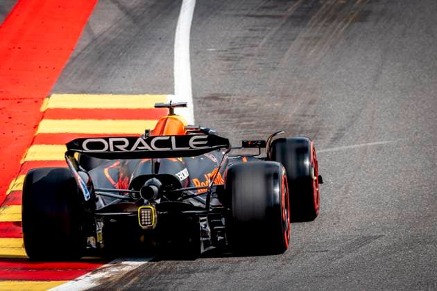 Formule 1 driver MAX Verstappen of Red Bull Racing during the sprintrace and qualification Grand Prix Formula 1 Spa Francorchamps 2025 at the Circuit Spa Francorchamps for the Formula 1 Moët Chandon Belgium Grand Prix 2025 season 2025 2026 in SPA, Belgium on 26 july 2025, photo by Marcel van Dorst EYE4images DeFodi Images