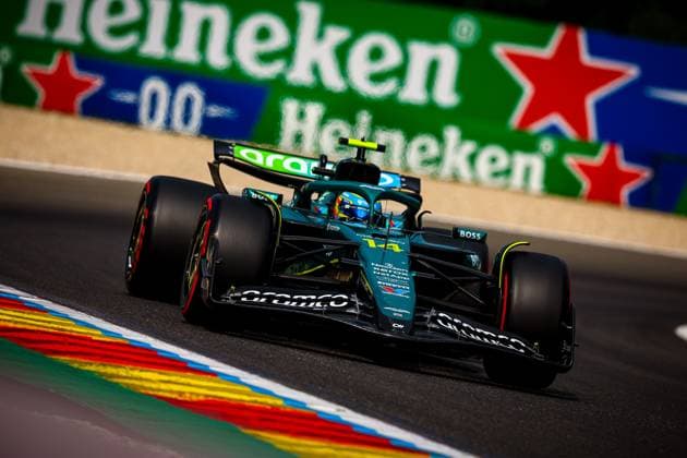 14 Fernando Alonso, (ESP) Aramco Aston Martin Mercedes AMR25, during the Belgian GP, Spa-Francorchamps 24-27 July 2025 Formula 1 World Championship, WM, Weltmeisterschaft 2025.  Copyright: xFedericoxBasile IPAxSportx xipa-agency.netx xx IPA_61051116 IPA_Agency_IPA61051116