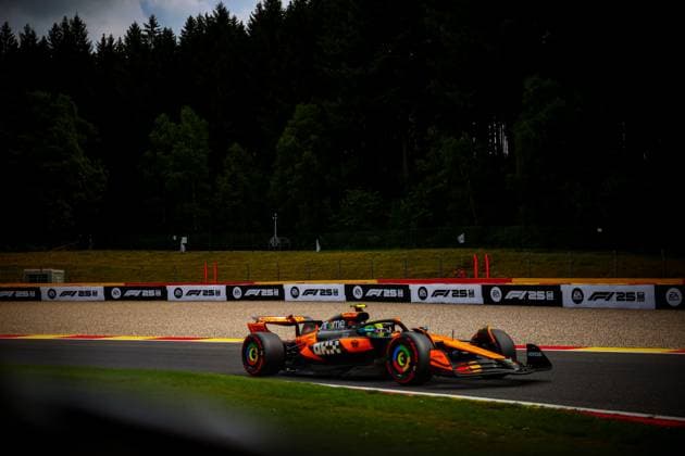 04 Lando Norris, (GRB) McLaren Mercedes MCL39, during the Belgian GP, Spa-Francorchamps 24-27 July 2025 Formula 1 World Championship, WM, Weltmeisterschaft 2025.  Copyright: xFedericoxBasile IPAxSportx xipa-agency.netx xx IPA_61051557 IPA_Agency_IPA61051557