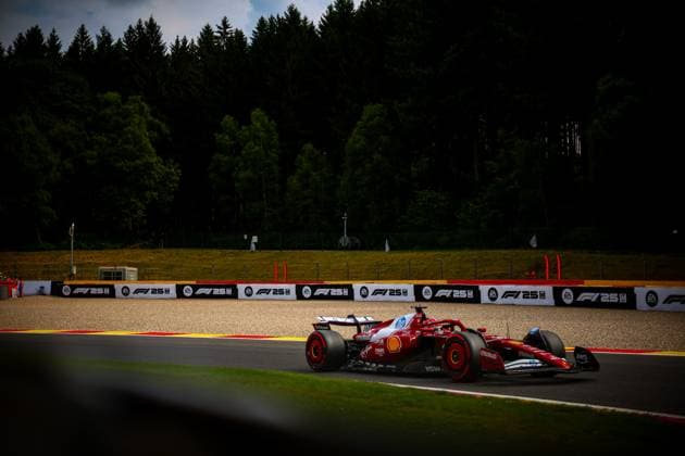16 Charles Leclerc, (MON) Scuderia Ferrari SF25,, during the Belgian GP, Spa-Francorchamps 24-27 July 2025 Formula 1 World Championship, WM, Weltmeisterschaft 2025.  Copyright: xFedericoxBasile IPAxSportx xipa-agency.netx xx IPA_61051509 IPA_Agency_IPA61051509