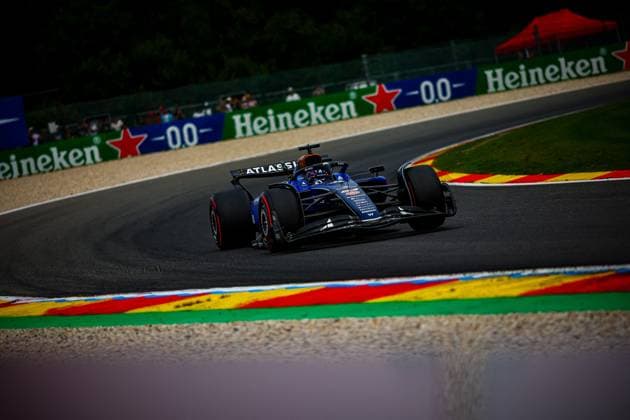 MOTORI - Formula 1 - Belgian Grand Prix 2025 23 Alex Albon, (GRB) Williams Mercedes Fw47, during the Belgian GP, Spa-Francorchamps 24-27 July 2025 Formula 1 World Championship, WM, Weltmeisterschaft 2025. Belgium Belgium  Copyright: xIPAxSport ABACAx