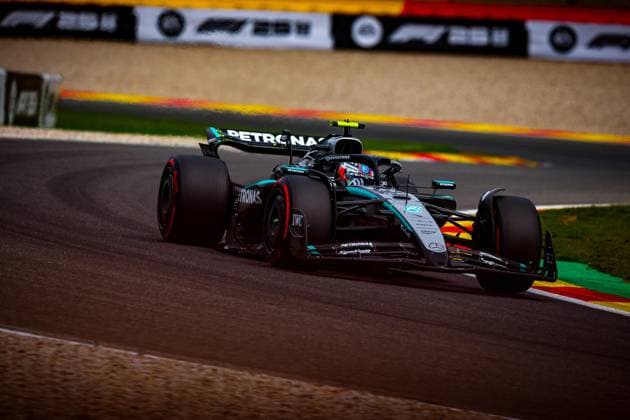MOTORI - Formula 1 - Belgian Grand Prix 2025 12 Andrea Kimi Antonelli, (ITA) AMG Mercedes Ineos W16,, during the Belgian GP, Spa-Francorchamps 24-27 July 2025 Formula 1 World Championship, WM, Weltmeisterschaft 2025. Belgium Belgium  Copyright: xIPAxSport ABACAx