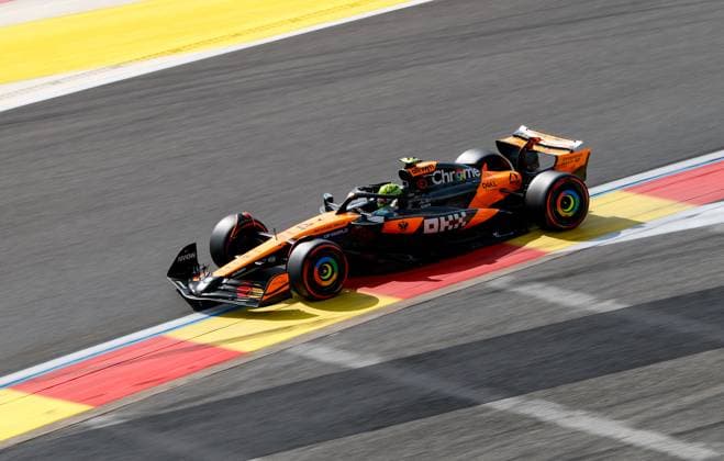 4 Lando Norris GBR, McLaren F1 Team , F1 Grand Prix of Belgium at Circuit de Spa Francorchamps on July 26, 2025 in Spa Francorchamps, Belgium Photo by HOCH ZWEI Spa Francorchamps Belgium