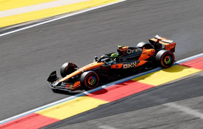 4 Lando Norris GBR, McLaren F1 Team , F1 Grand Prix of Belgium at Circuit de Spa Francorchamps on July 26, 2025 in Spa Francorchamps, Belgium Photo by HOCH ZWEI Spa Francorchamps Belgium