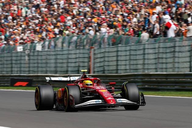 FORMULA 1 MOET CHANDON BELGIAN GRAND PRIX 2025 26 07 2025, Circuit de Spa Francorchamps, Spa Franchorchamps, FORMULA 1 MOET CHANDON BELGIAN GRAND PRIX 2025 , pictured Lewis Hamilton GBR , Scuderia Ferrari HP nordphotoxGmbHx xBratic nph00250