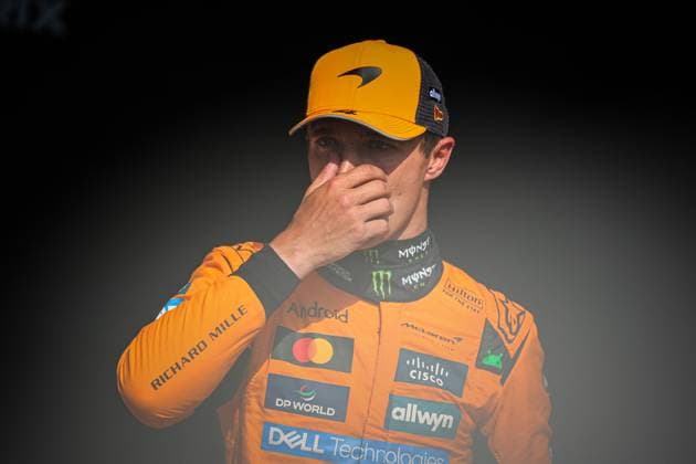 Sport Bilder des Tages MOTORI - Formula 1 - Belgian Grand Prix 2025 04 Lando Norris, (GRB) McLaren Mercedes MCL39, during the Belgian GP, Spa-Francorchamps 24-27 July 2025 Formula 1 World Championship, WM, Weltmeisterschaft 2025. Belgium Belgium  Copyright: xIPAxSport ABACAx