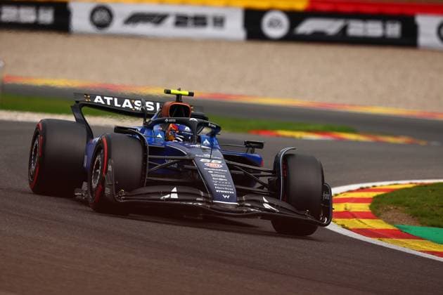 Belgian Grand Prix Carlos Sainz of Williams Racing on track during qualifying for the F1 Grand Prix of Belgium at Spa-Francorchamps on July 26, 2025 in Stavelot, Belgium. Stavelot Spa-Francorchamps Belgium Copyright: xBasilex