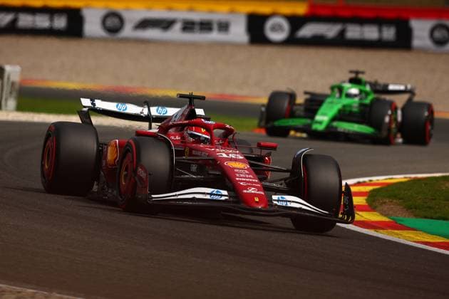 Belgian Grand Prix Charles Leclerc of Scuderia Ferrari on track during qualifying for the F1 Grand Prix of Belgium at Spa-Francorchamps on July 26, 2025 in Stavelot, Belgium. Stavelot Spa-Francorchamps Belgium Copyright: xBasilex