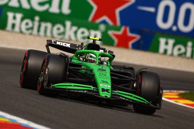Belgian Grand Prix Gabriel Bortoleto of Kick Sauber on track during qualifying for the F1 Grand Prix of Belgium at Spa-Francorchamps on July 26, 2025 in Stavelot, Belgium. Stavelot Spa-Francorchamps Belgium Copyright: xBasilex